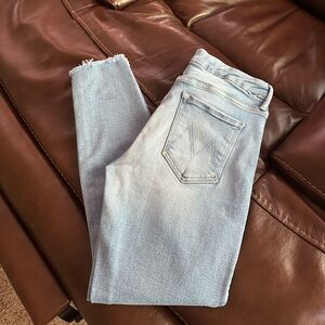 MORHER skinny light wash jeans size 30
